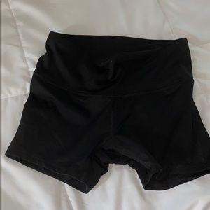 Black Champion spandex shorts